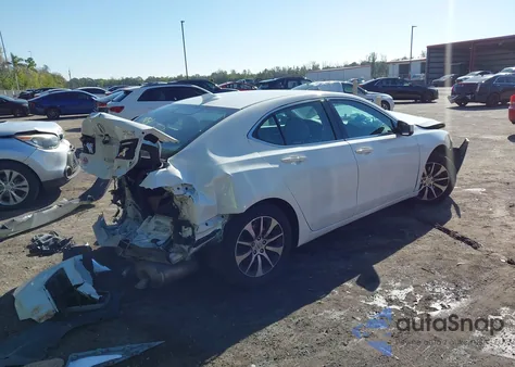 2015 Acura Tlx Tech из США, поврежденный, VIN 19UUB1F56FA010198
